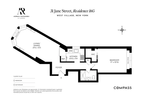 31 Jane St #16G, New York, NY 10014