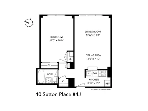 40 Sutton Pl #4J, New York, NY 10022