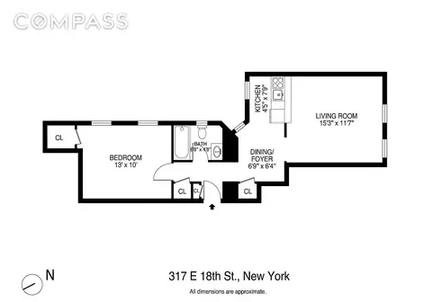 317 E 18th St #4-C, New York, NY 10003