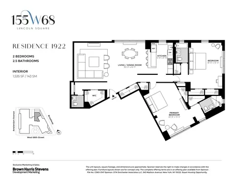 155 W 68th St #1922, New York, NY 10023