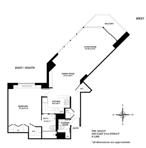 200 E 61st St #17A, New York, NY 10065