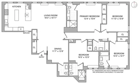 610 W 110th St #8AB, New York, NY 10025