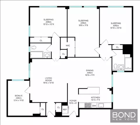 345 W 55th St #9GH, New York, NY 10019