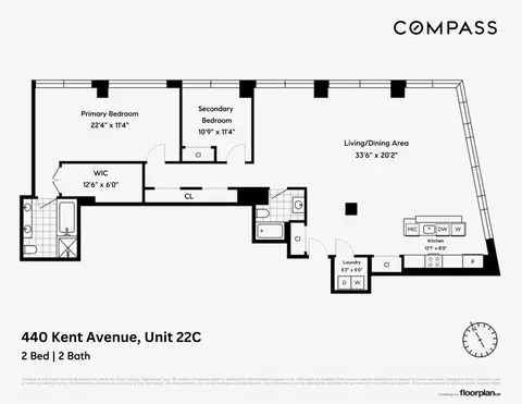 440 Kent Ave #22C, Brooklyn, NY 11249