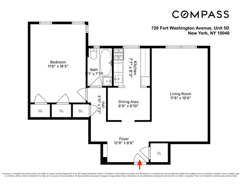 720 Fort Washington Ave #5D, New York, NY 10040