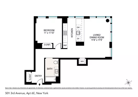 501 3rd Ave #6E, New York, NY 10016