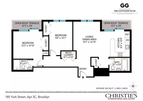 185 York St #3C, Brooklyn, NY 11201