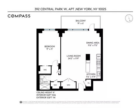 392 Central Park W #2N, New York, NY 10025