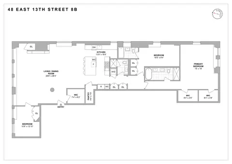 48 E 13th St #8B, New York, NY 10003