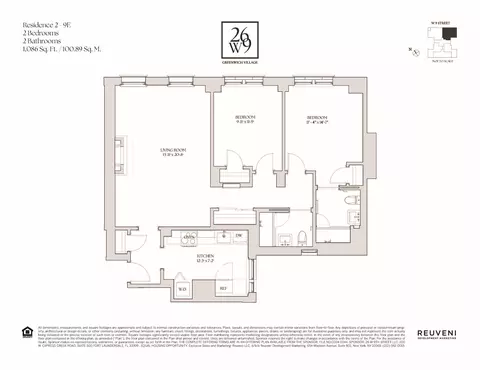 26 W 9th St #3-E, New York, NY 10011