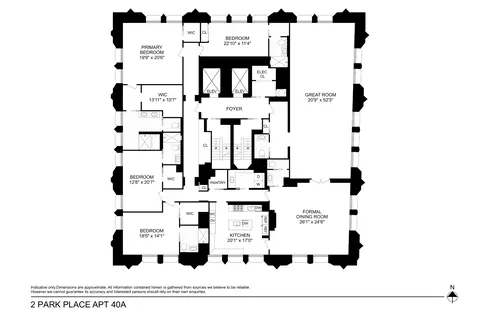 2 Park Pl #40A, New York, NY 10007