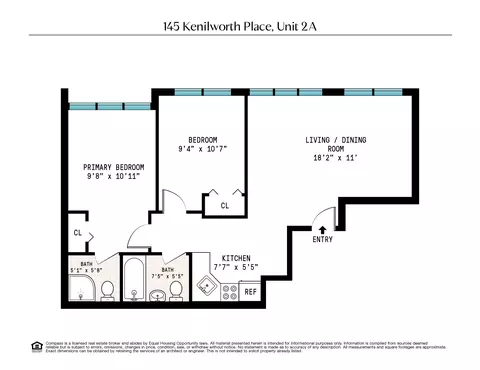 145 Kenilworth Pl #2A, Brooklyn, NY 11210