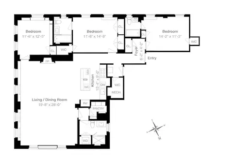 32 Washington Sq W #14E, New York, NY 10011
