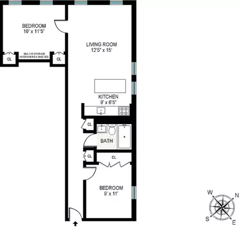 1264 Amsterdam Ave #3D, New York, NY 10027