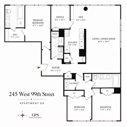 245 W 99th St #8A, New York, NY 10025
