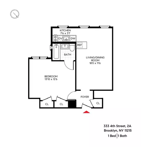 333 4th St #2A, Brooklyn, NY 11215