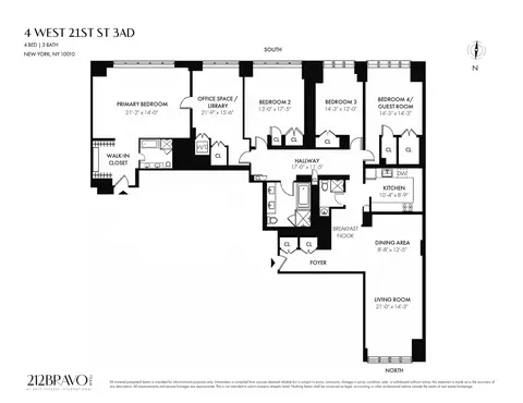 4 W 21st St #3-AD, New York, NY 10010