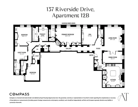 137 Riverside Dr #12B, New York, NY 10024