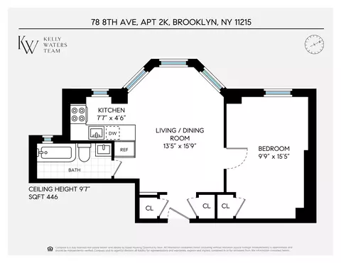78 8th Ave #2K, Brooklyn, NY 11215