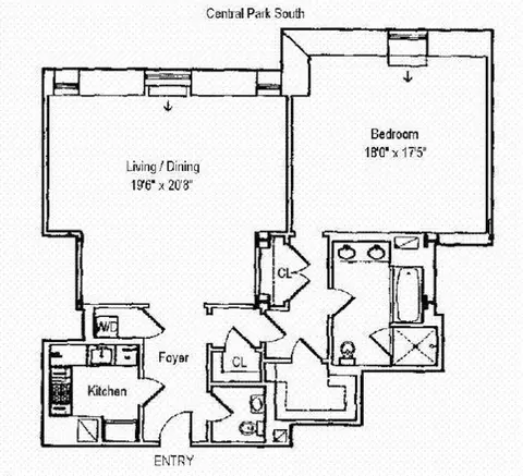 1 Central Park S #RES1807, New York, NY 10019