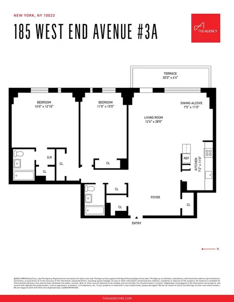 185 W End Ave #3A, New York, NY 10023