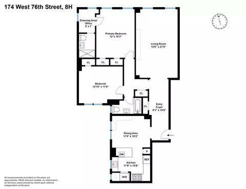 174 W 76th St #8H, New York, NY 10023