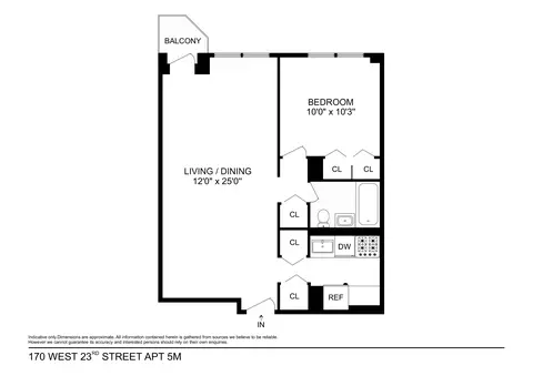 170 W 23rd St #5M, New York, NY 10011