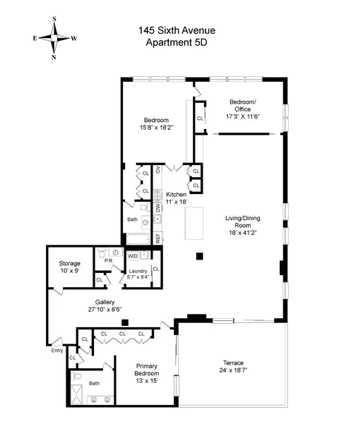 145 6th Ave #5D, New York, NY 10013