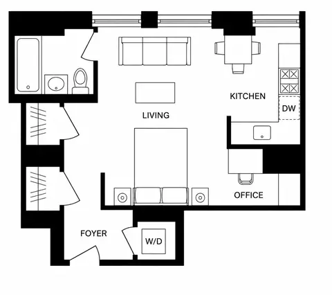 1 Hanson Pl #25C, Brooklyn, NY 11243