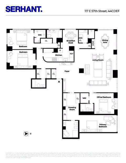 117 E 57th St #44CDEF, New York, NY 10022