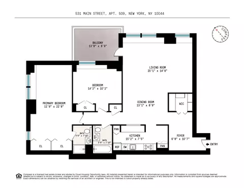 531 Main St #509, New York, NY 10044
