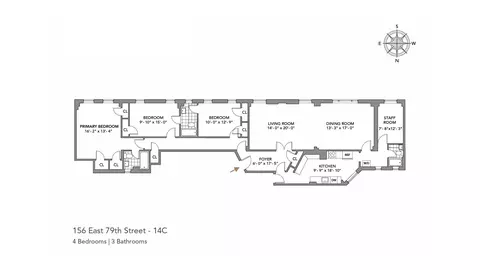 156 E 79th St #14C, New York, NY 10075