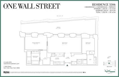 1 Wall St #3306, New York, NY 10005