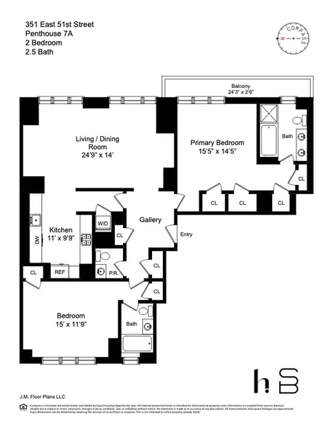 351 E 51st St #PH7A, New York, NY 10022