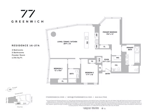 77 Greenwich St #27A, New York, NY 10006