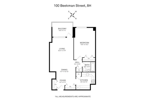 100 Beekman St #8H, New York, NY 10038