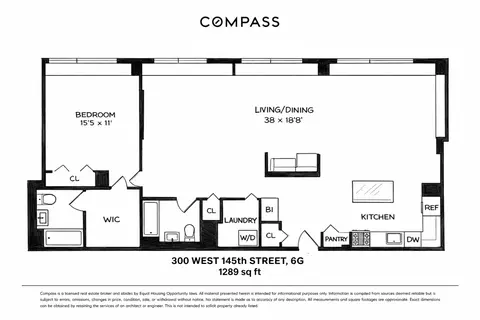 300 W 145th St #6G, New York, NY 10039