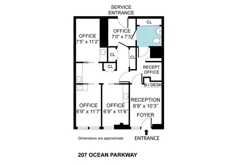 207 Ocean Pkwy #1J, Brooklyn, NY 11218