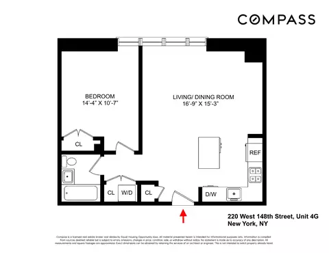 220 W 148th St #4G, New York, NY 10039