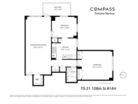 70-31 108th St #14H, New York City, NY 11375