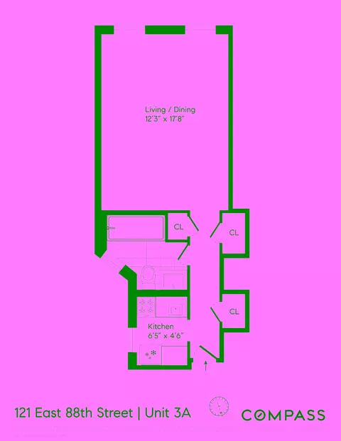121 E 88th St #3A, New York, NY 10128