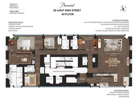 20 W 53rd St #PH43, New York City, NY 10103