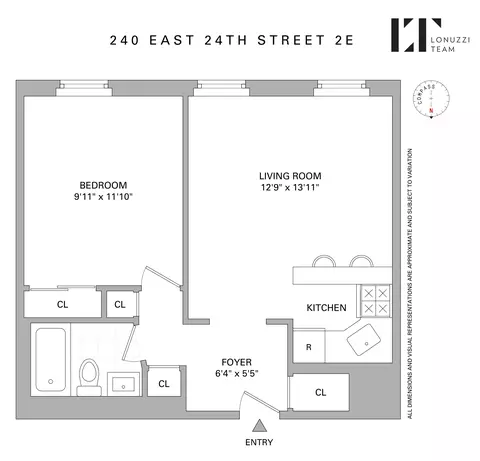 240 E 24th St #2E, New York, NY 10010