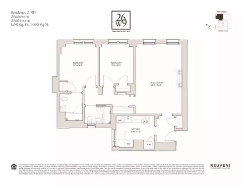 26 W 9th St #4-D, New York, NY 10011