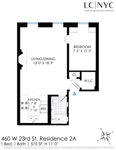 460 W 23rd St #2A, New York, NY 10011