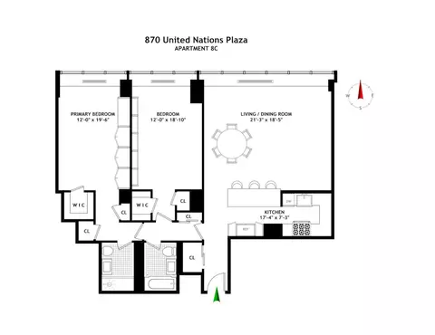 870 United Nations Plz #8C, New York, NY 10017