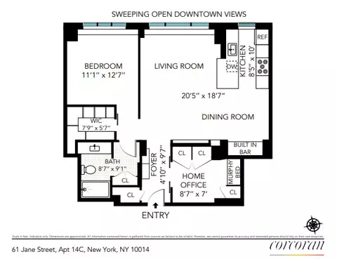 61 Jane St #14C, New York, NY 10014