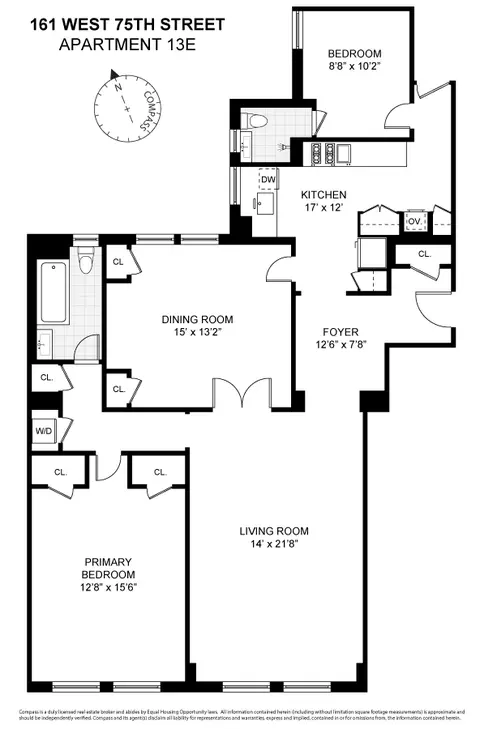 161 W 75th St #13E, New York, NY 10023