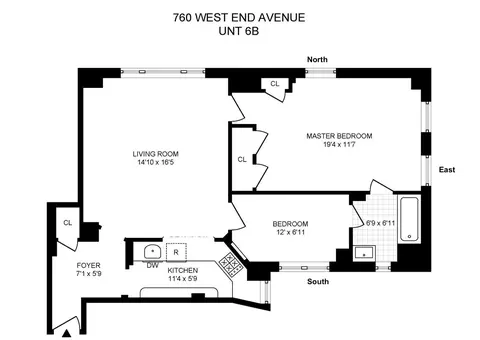 760 W End Ave #6B, New York, NY 10025