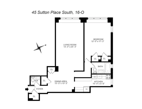 45 Sutton Pl S #16/O, New York, NY 10022